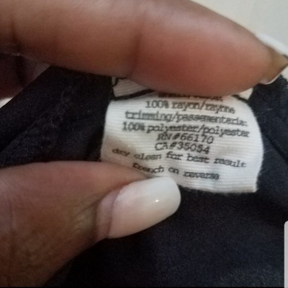 Silence + noise black open front cardigan vest - Picture 4 of 4